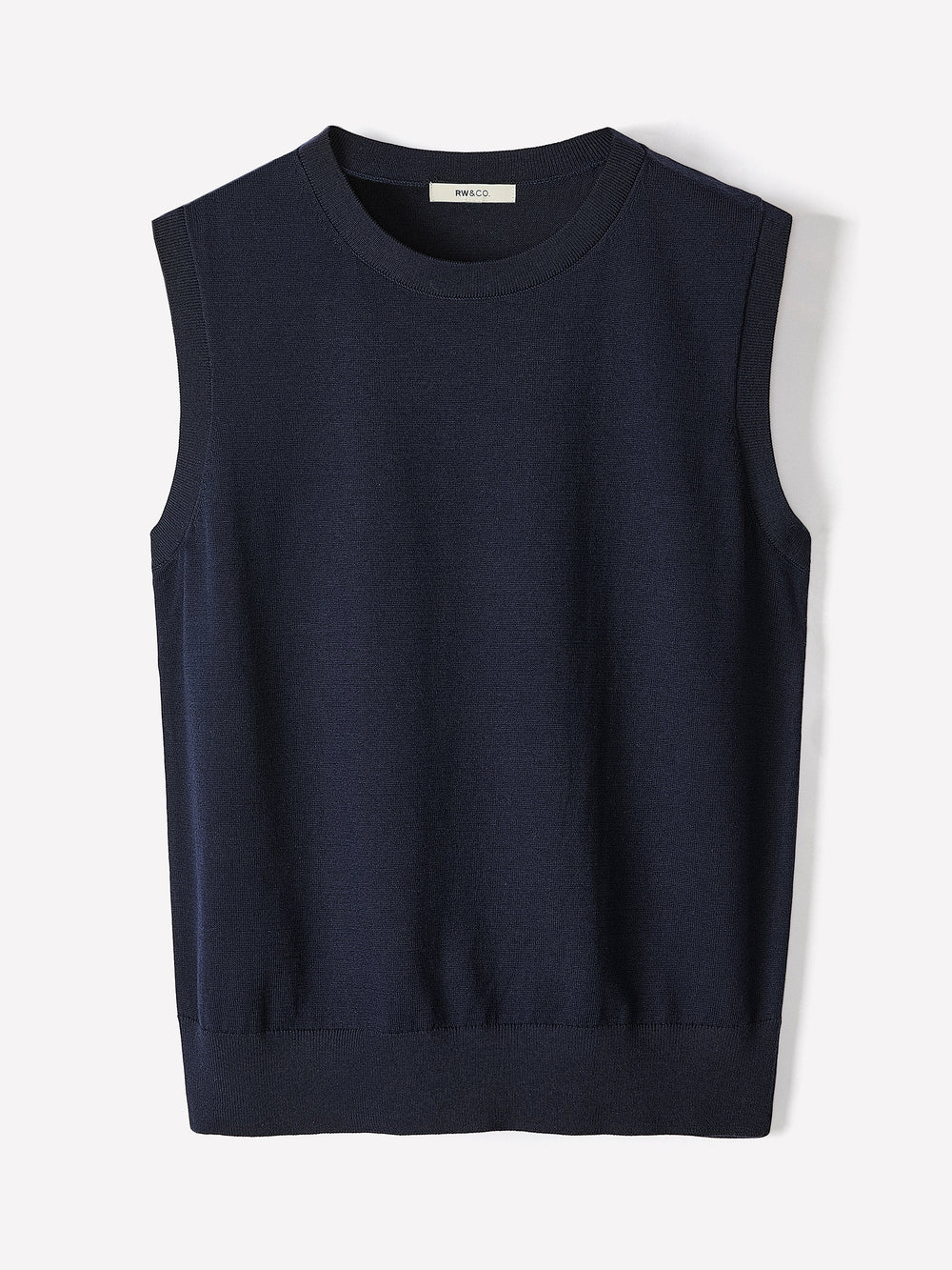 RW&CO Sleeveless Scoop-Neck Sweater