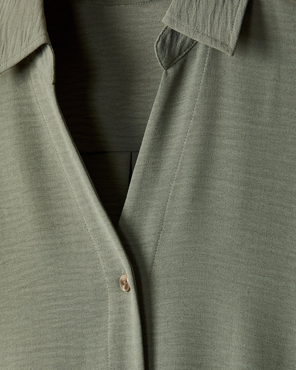 RW&CO Short-Sleeve Buttoned-Down Midi Dress with Shirt Collar