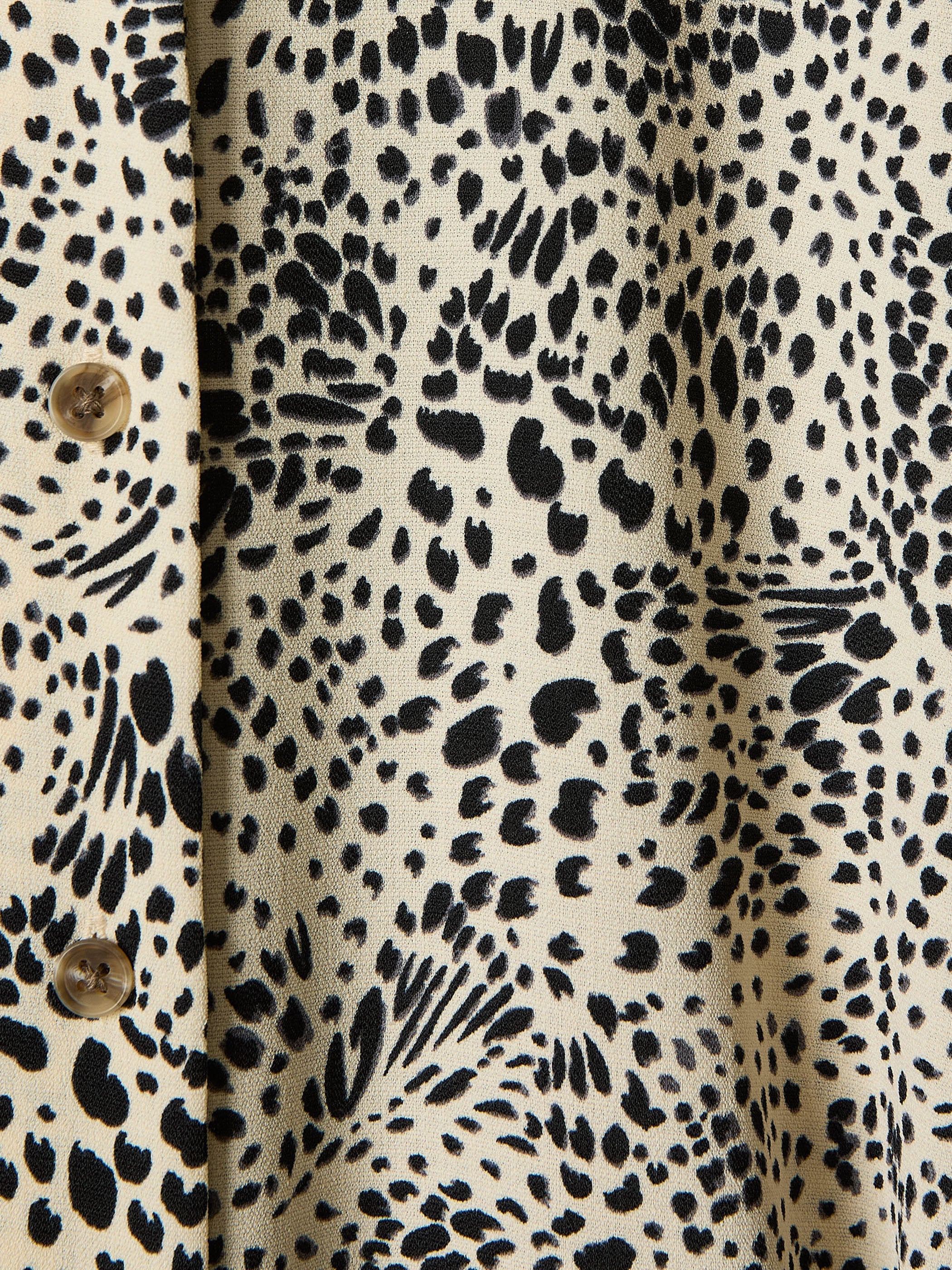 RW&CO Short-Sleeve Buttoned-Down Midi Dress with Shirt Collar