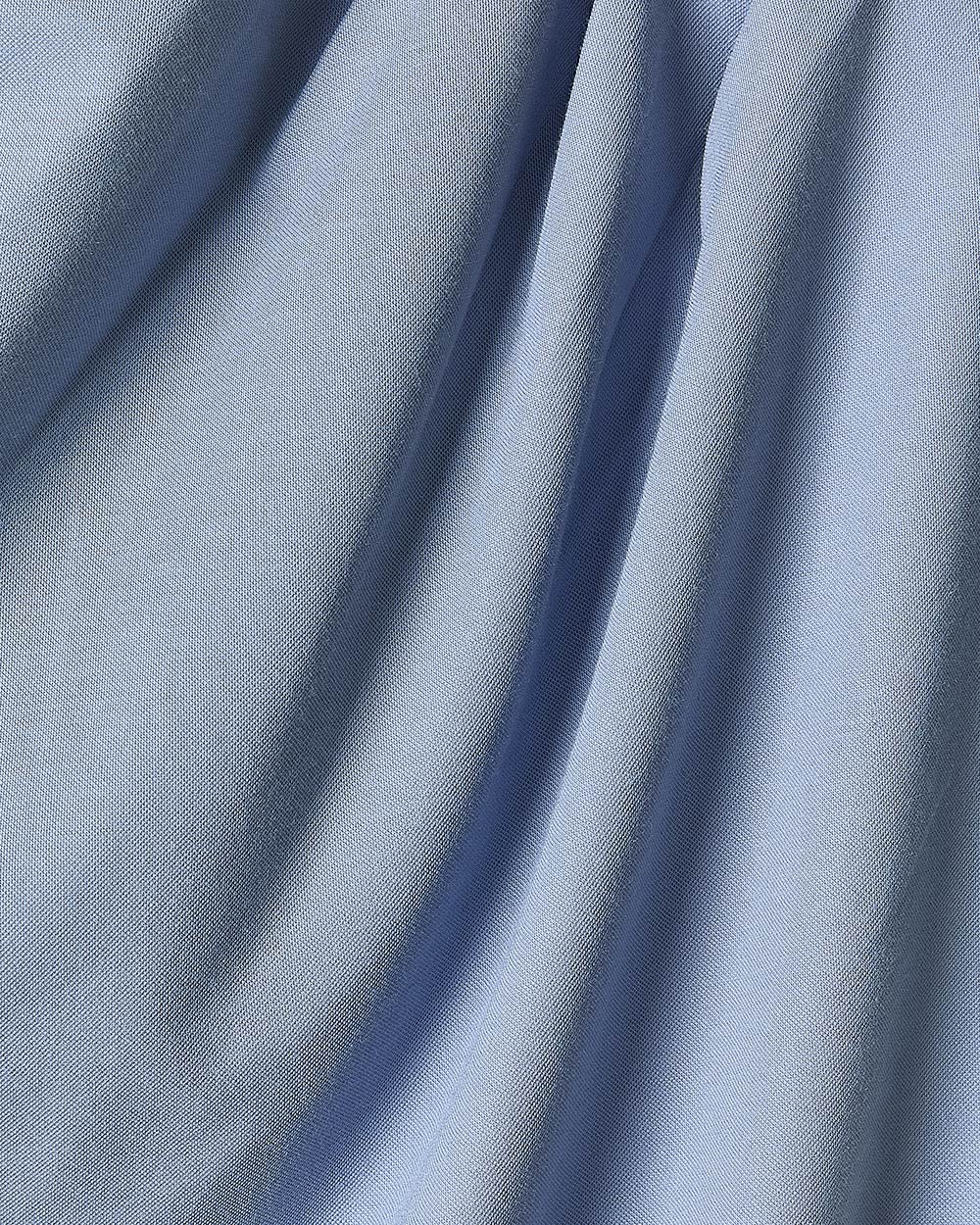 RW&CO Extended-Sleeve Crew-Neck Draped Top