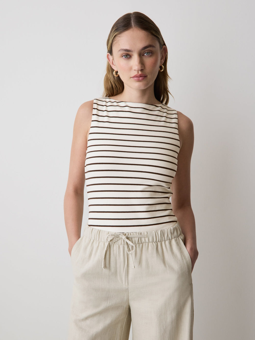RW&CO Organic Cotton Boat-Neck Cami