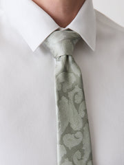 RW&CO Skinny Tie with Paisley Pattern