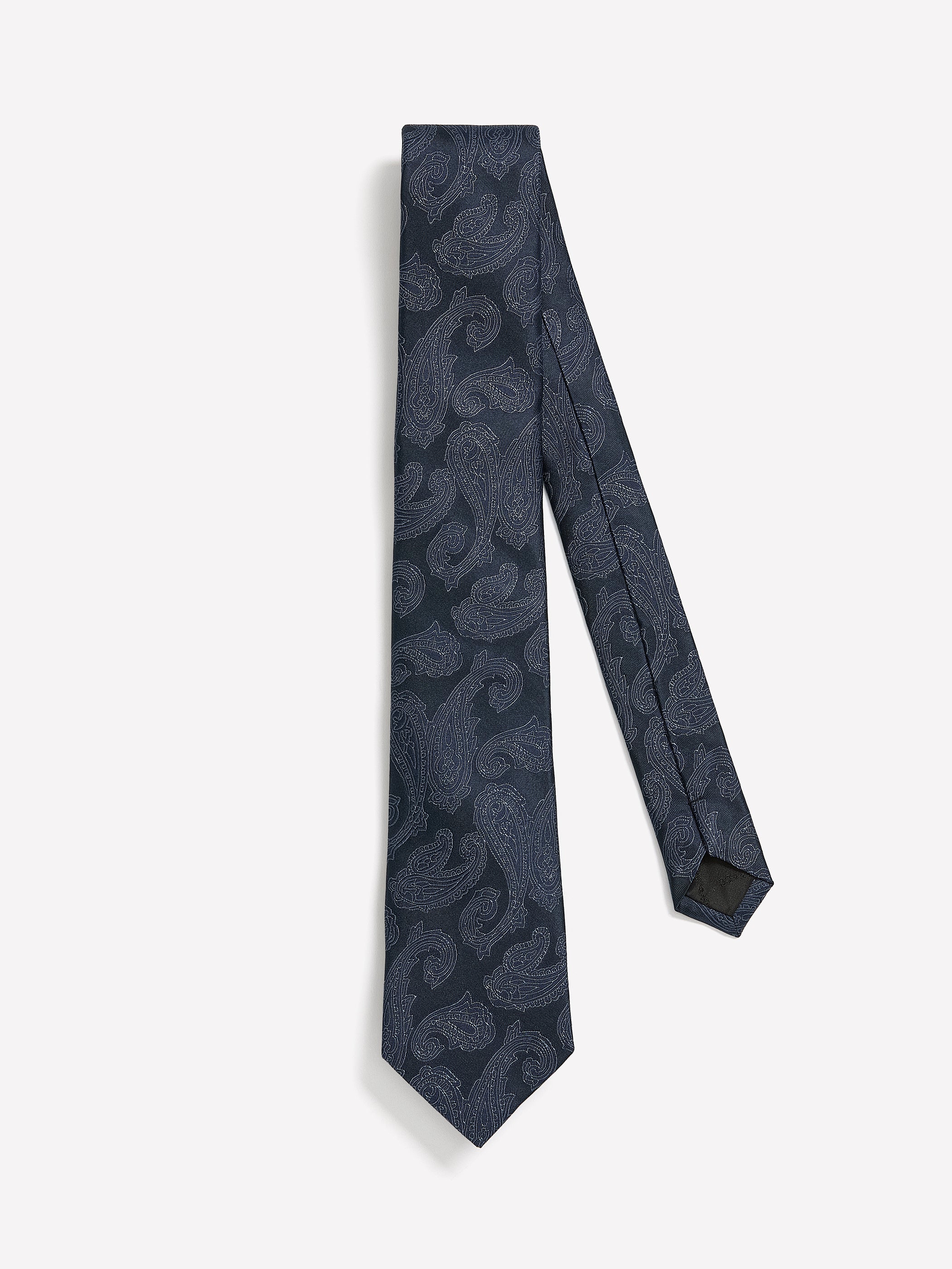 RW&CO Skinny Tie with Paisley Pattern