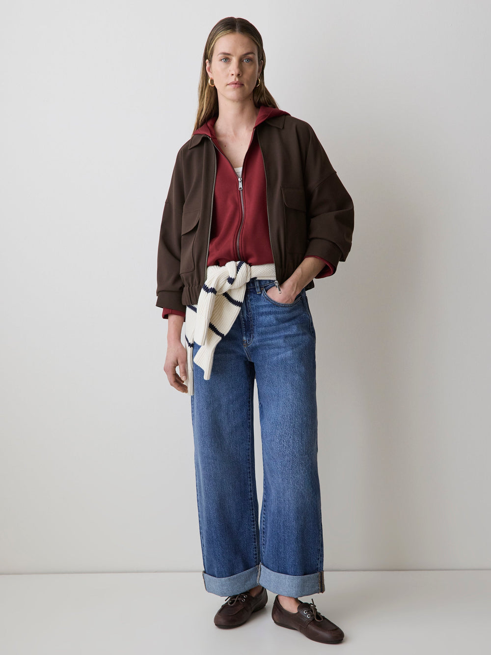 RW&CO Hooded Ballon Cardigan