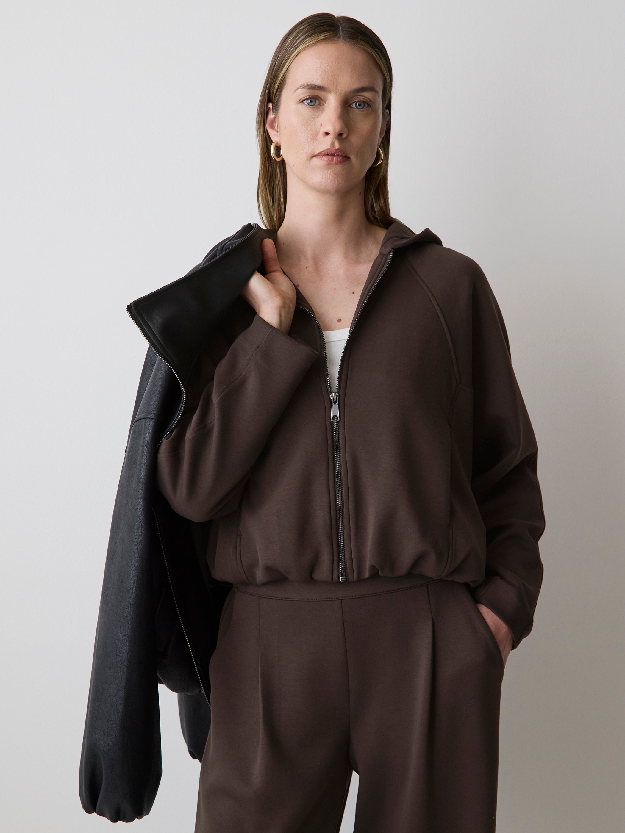 RW&CO Hooded Ballon Cardigan
