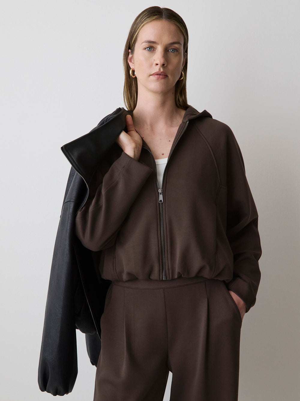 RW&CO Hooded Ballon Cardigan