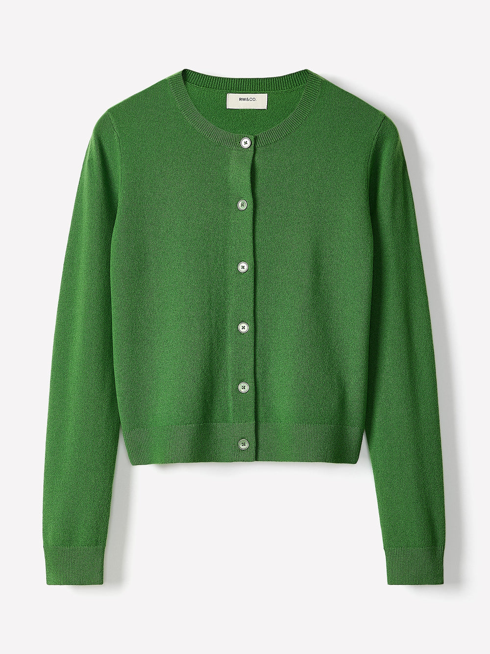 RW&CO Merino Wool Button-Down Cardigan