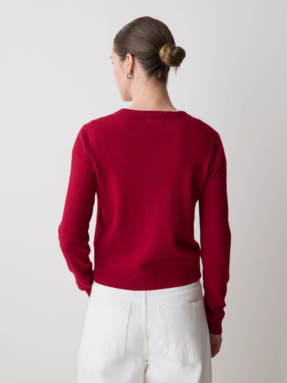 RW&CO Merino Wool Button-Down Cardigan