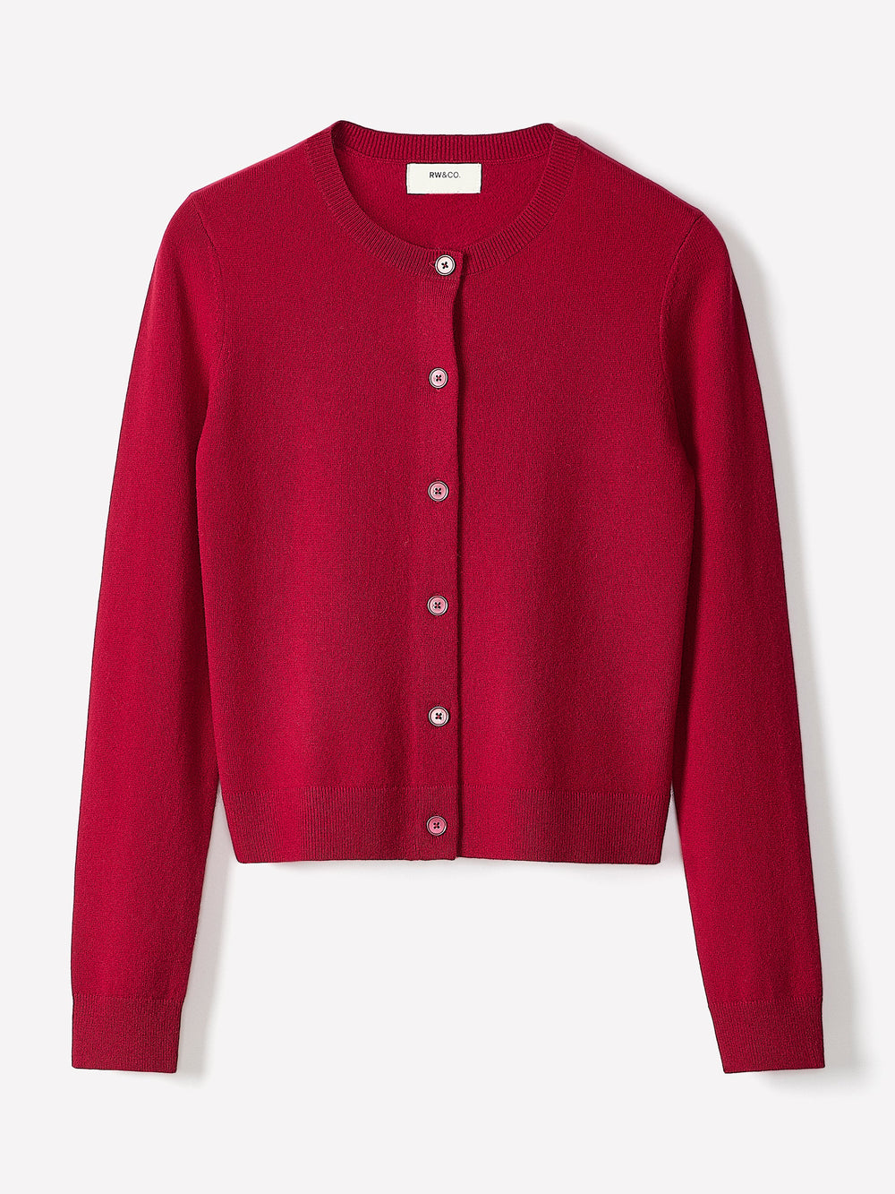 RW&CO Merino Wool Button-Down Cardigan