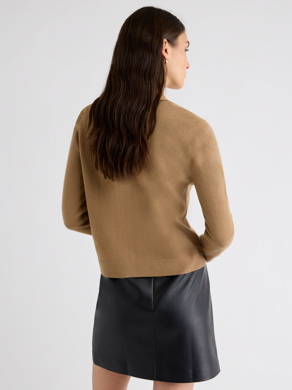 RW&CO Merino Wool Button-Down Cardigan