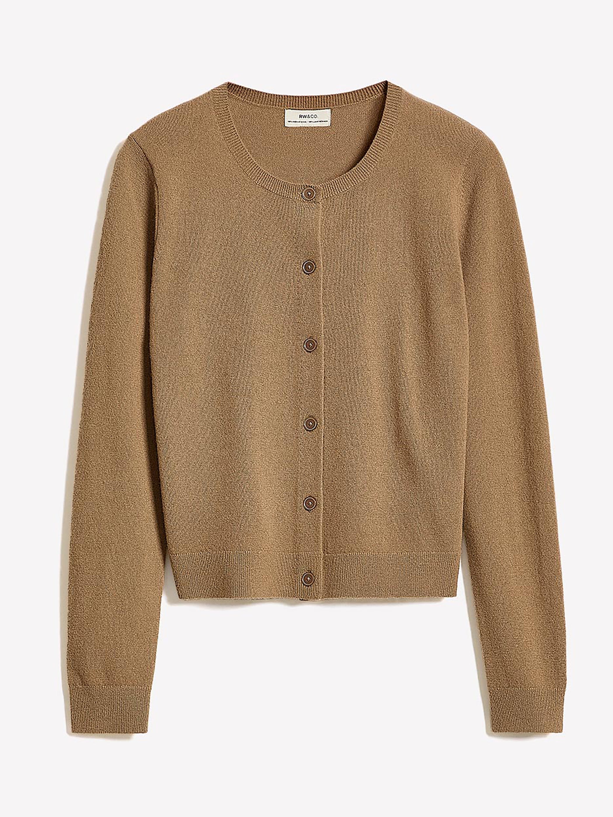 RW&CO Merino Wool Button-Down Cardigan
