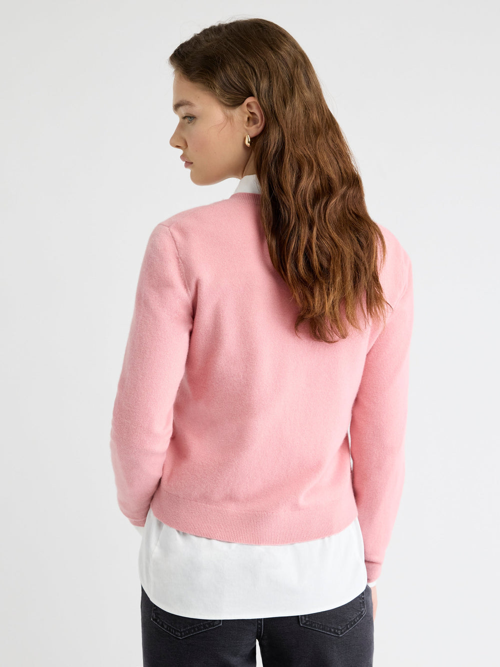 RW&CO Merino Wool Button-Down Cardigan