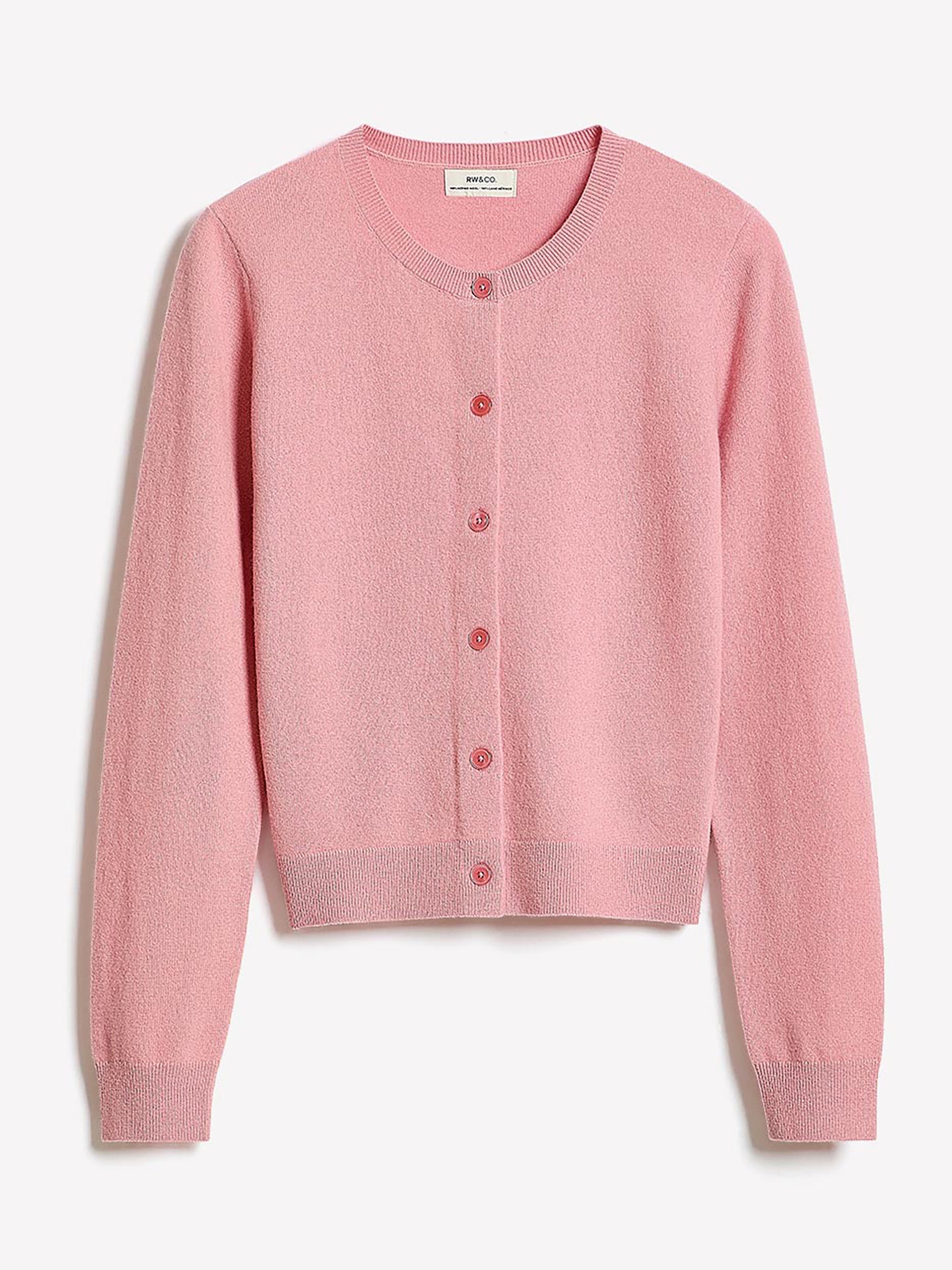 RW&CO Merino Wool Button-Down Cardigan
