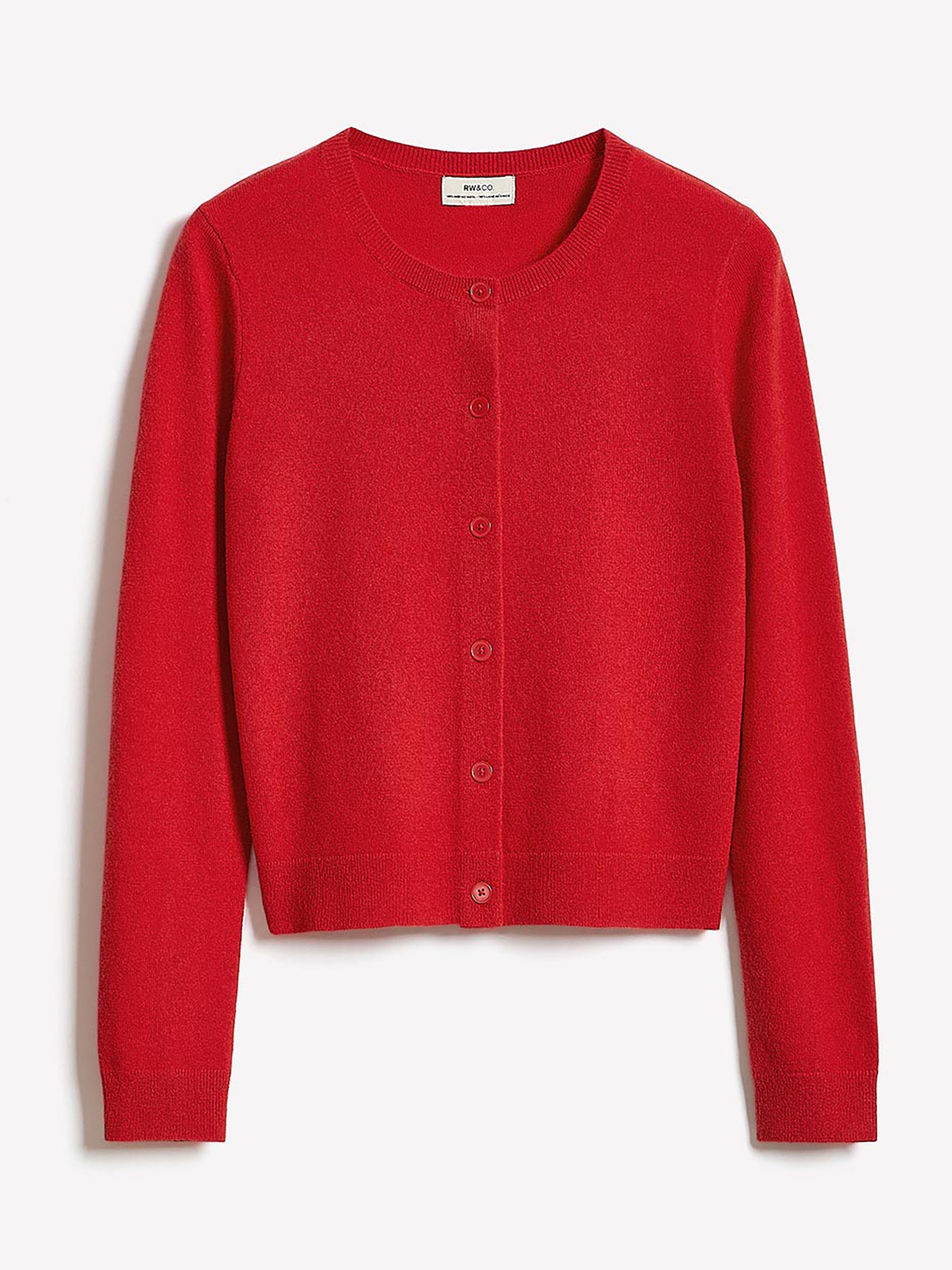 RW&CO Merino Wool Button-Down Cardigan