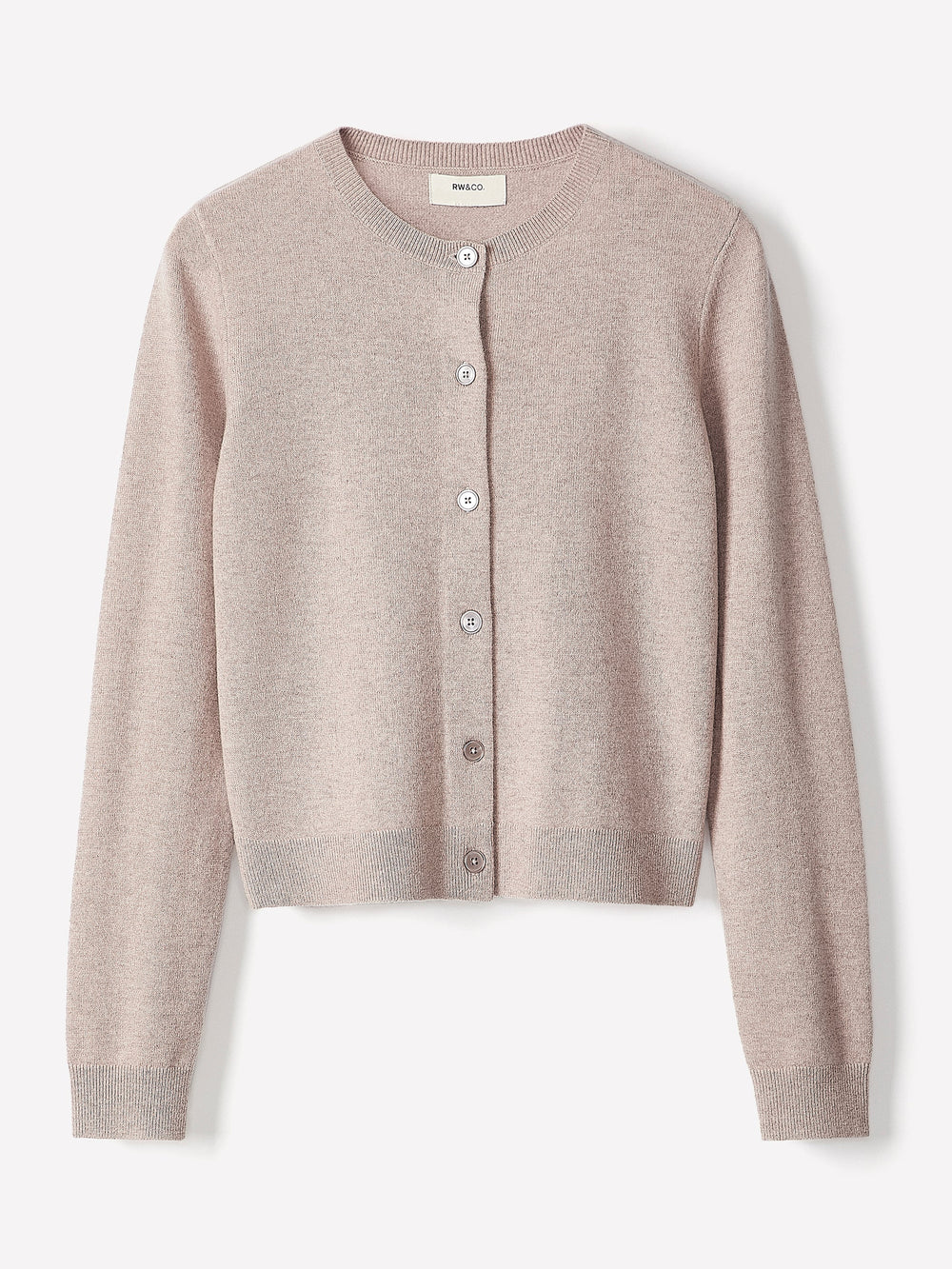 RW&CO Merino Wool Button-Down Cardigan