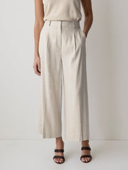 RW&CO Cropped Wide-Leg High-Rise Pant