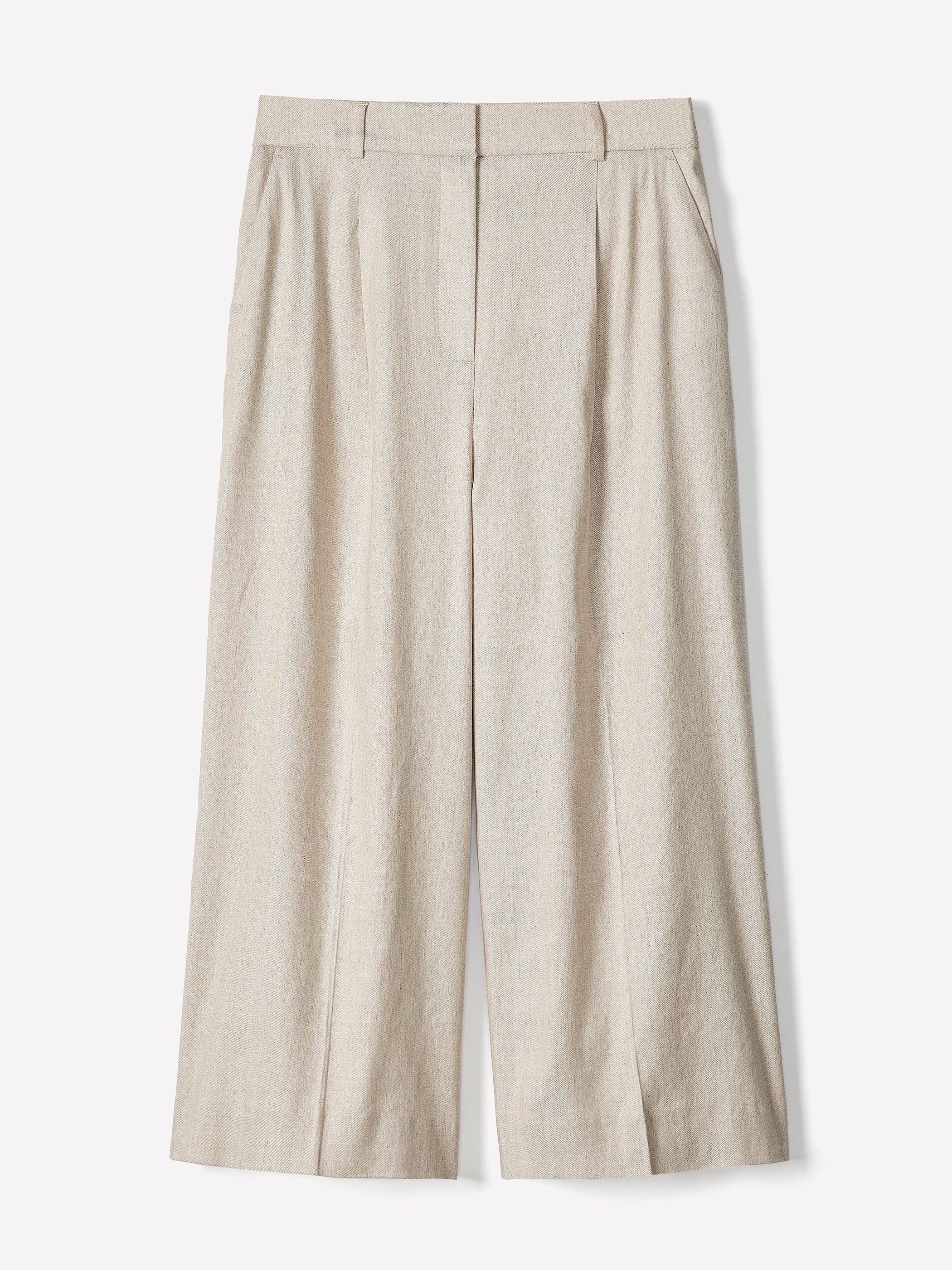 RW&CO Cropped Wide-Leg High-Rise Pant