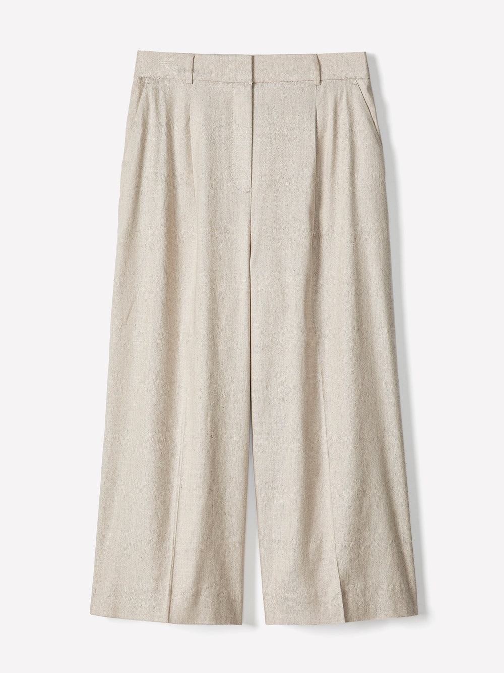 RW&CO Cropped Wide-Leg High-Rise Pant