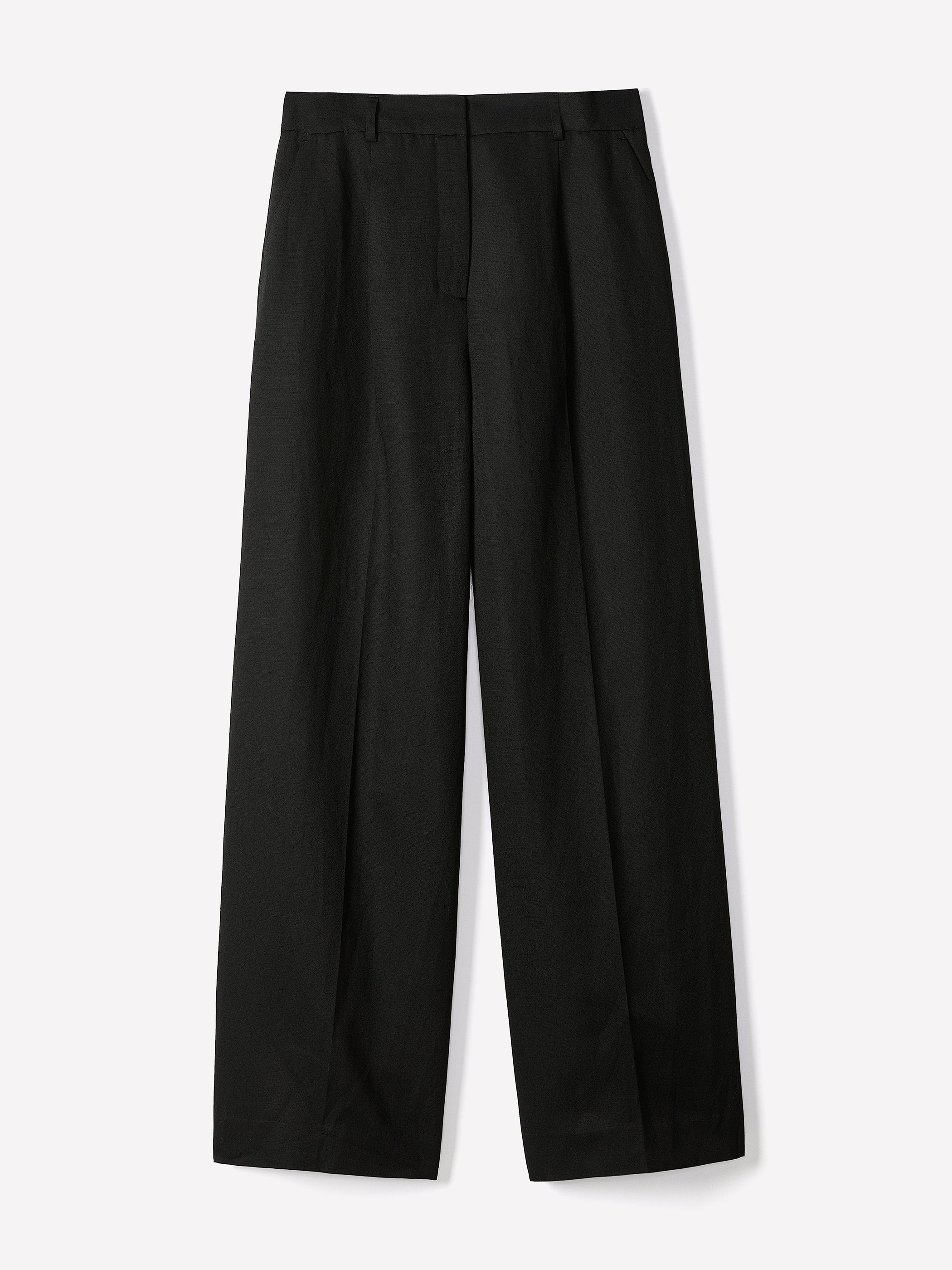 RW&CO Wide-Leg High-Rise Linen-Blend Pant
