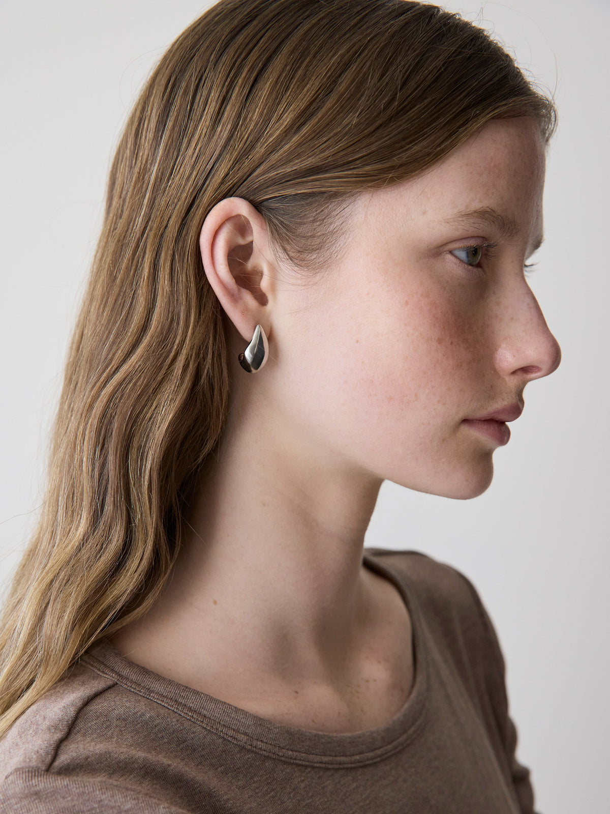RW&CO Silver and Golden Sculptural Earrings - 2 Pairs