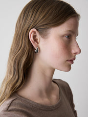 RW&CO Silver and Golden Sculptural Earrings - 2 Pairs
