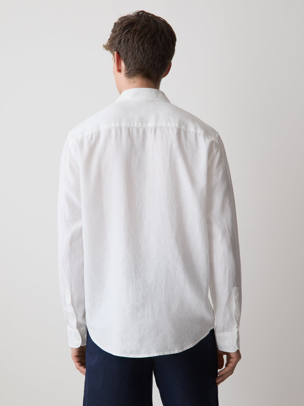 RW&CO Long-Sleeve Woven Linen Shirt