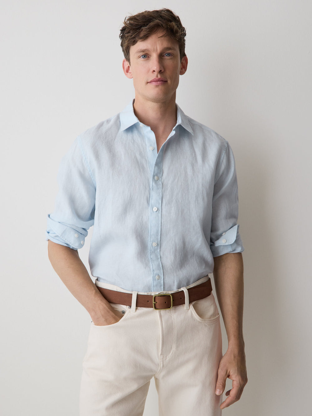 RW&CO Long-Sleeve Linen Shirt