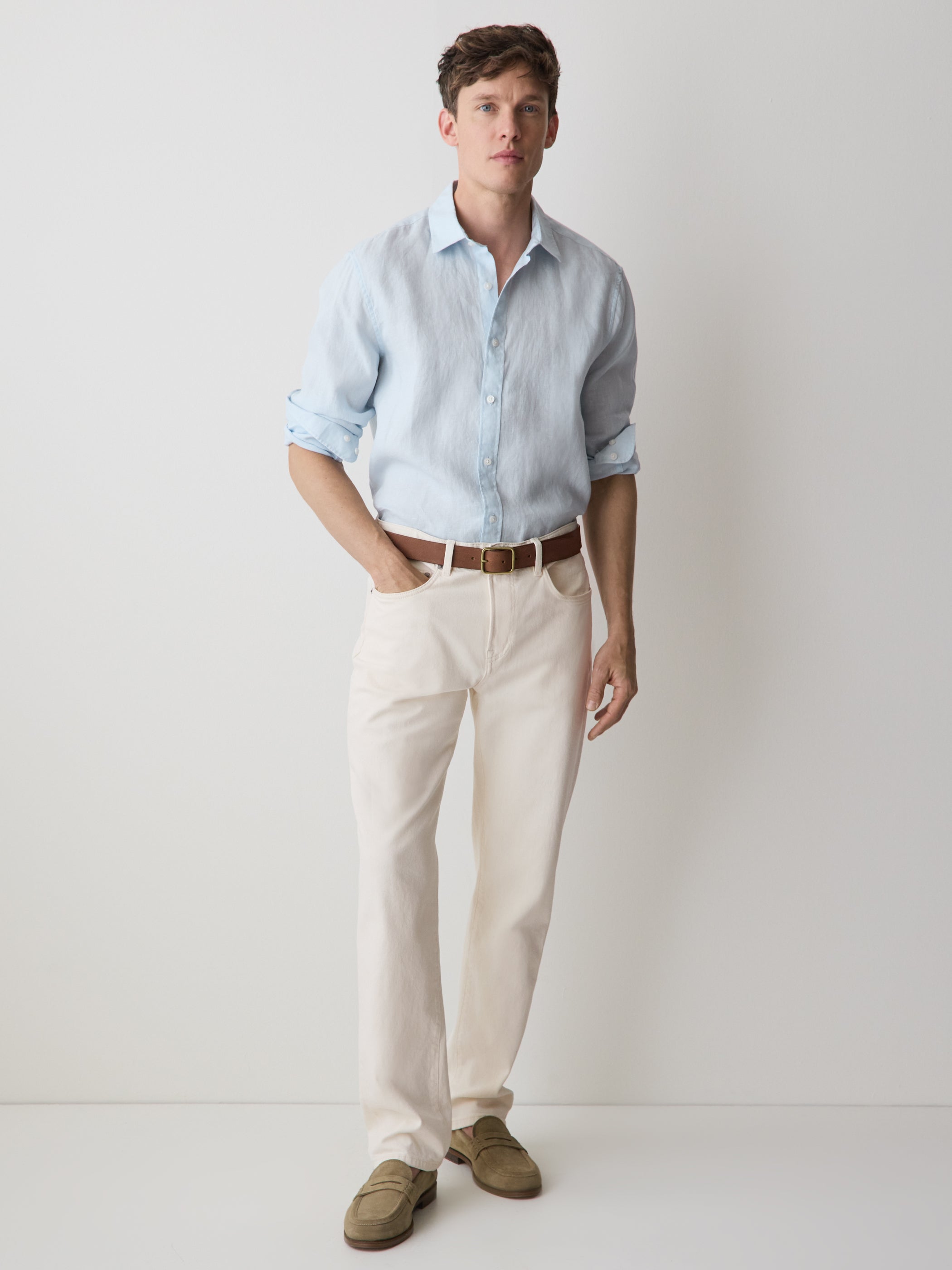 RW&CO Long-Sleeve Linen Shirt