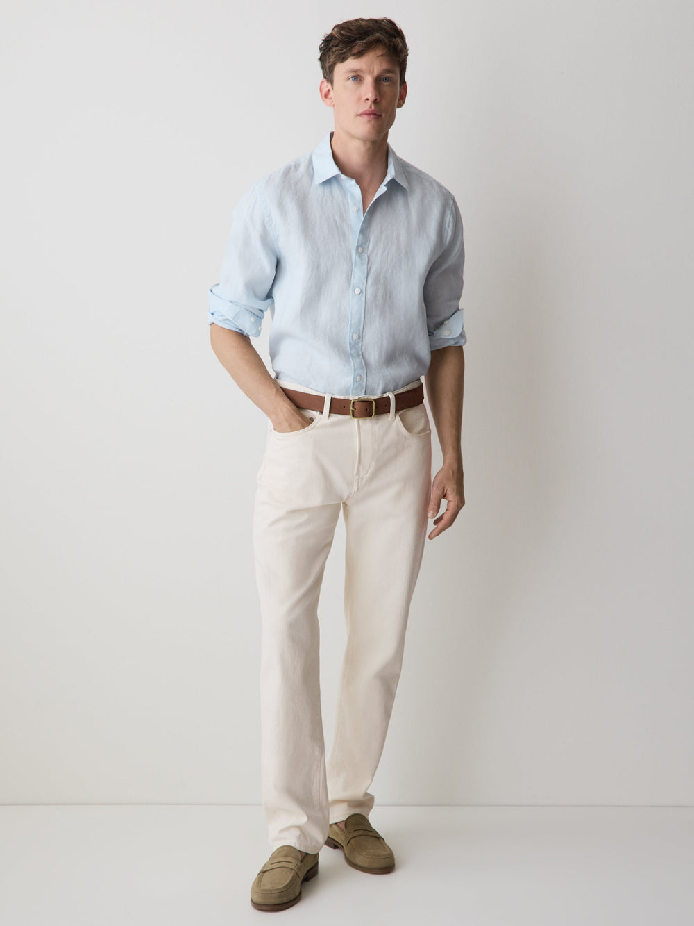 RW&CO Long-Sleeve Linen Shirt