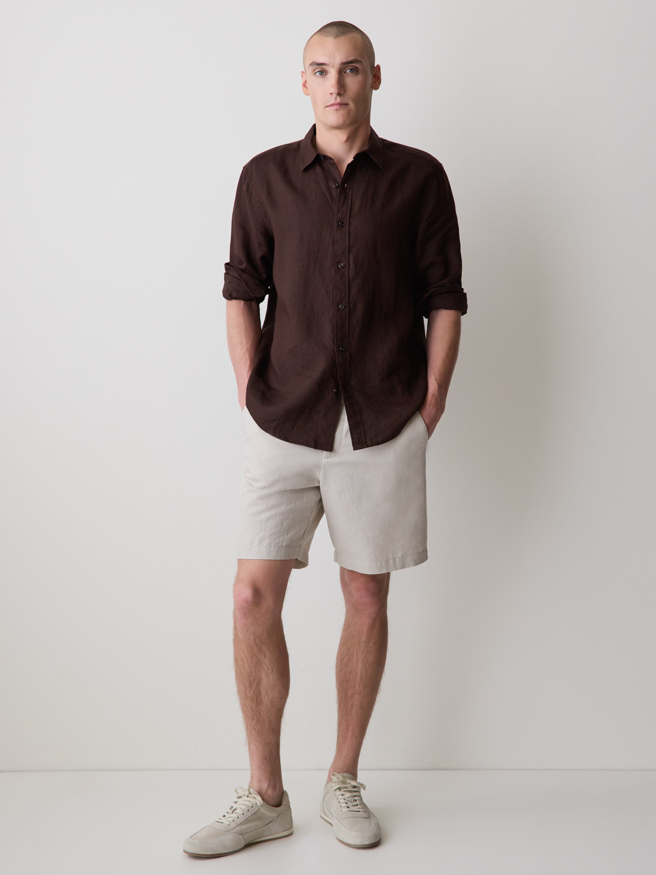 RW&CO Long-Sleeve Linen Shirt