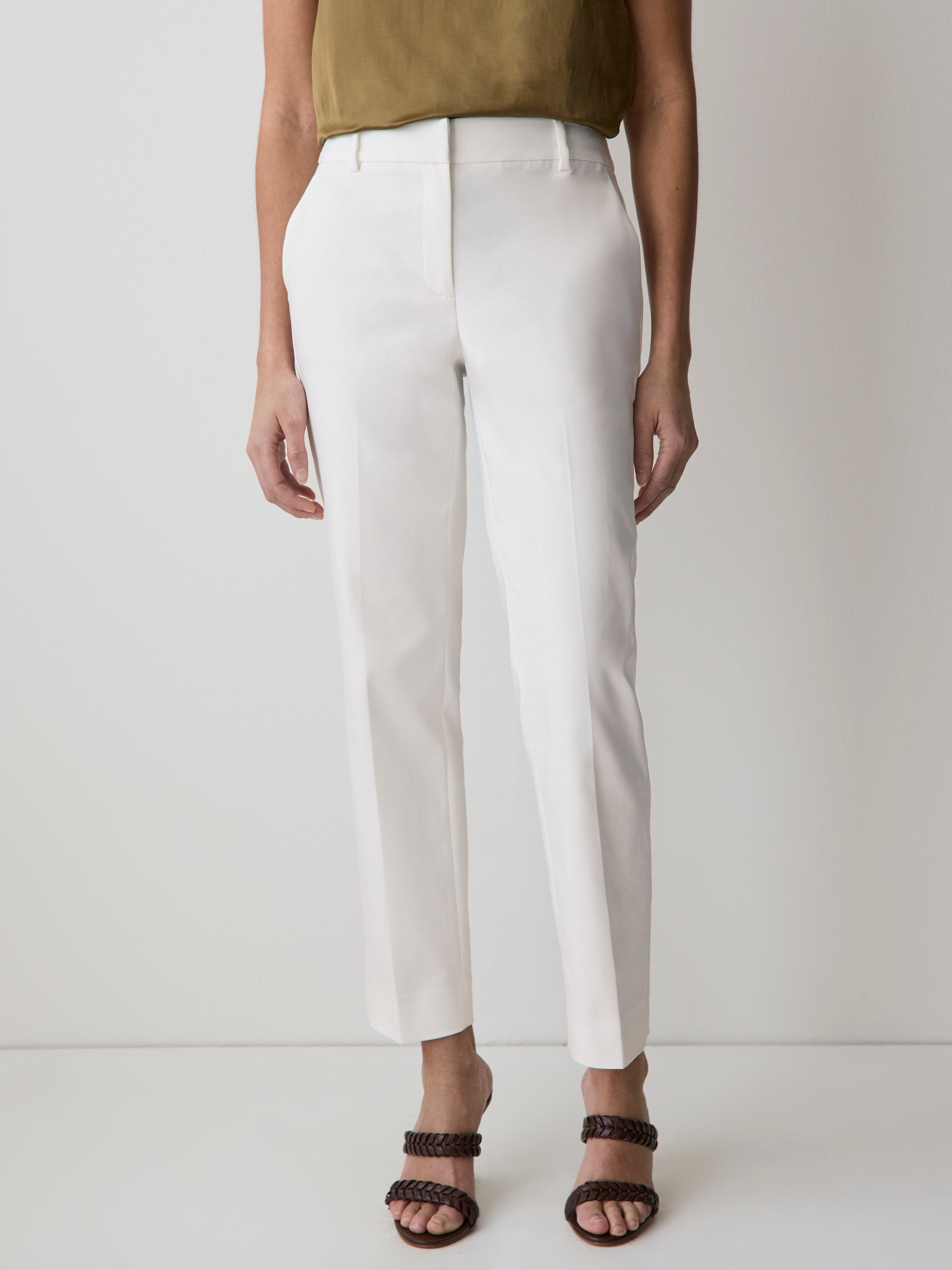 RW&CO Limitless Straight-Leg Mid-Rise Ankle Pant