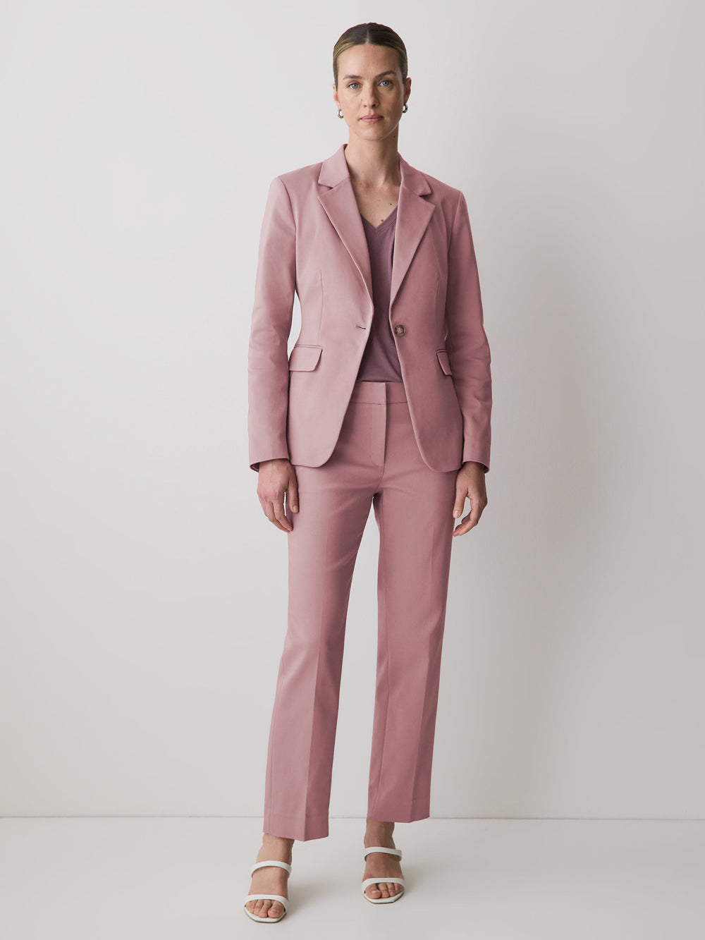 RW&CO Limitless Straight-Leg Mid-Rise Ankle Pant