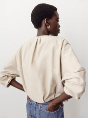 RW&CO Short Twill Jacket with Cinched Waist