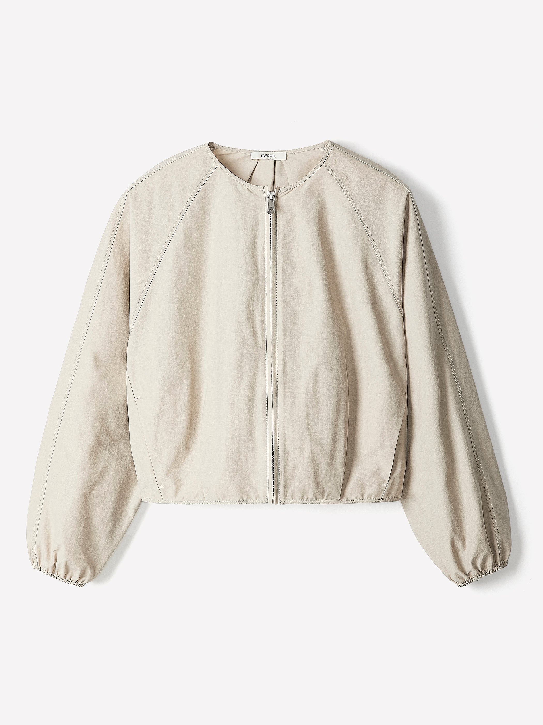 RW&CO Short Twill Jacket with Cinched Waist
