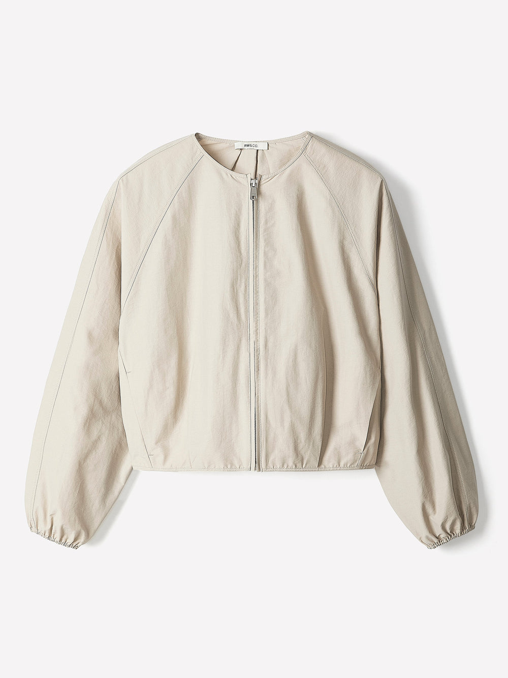 RW&CO Short Twill Jacket with Cinched Waist