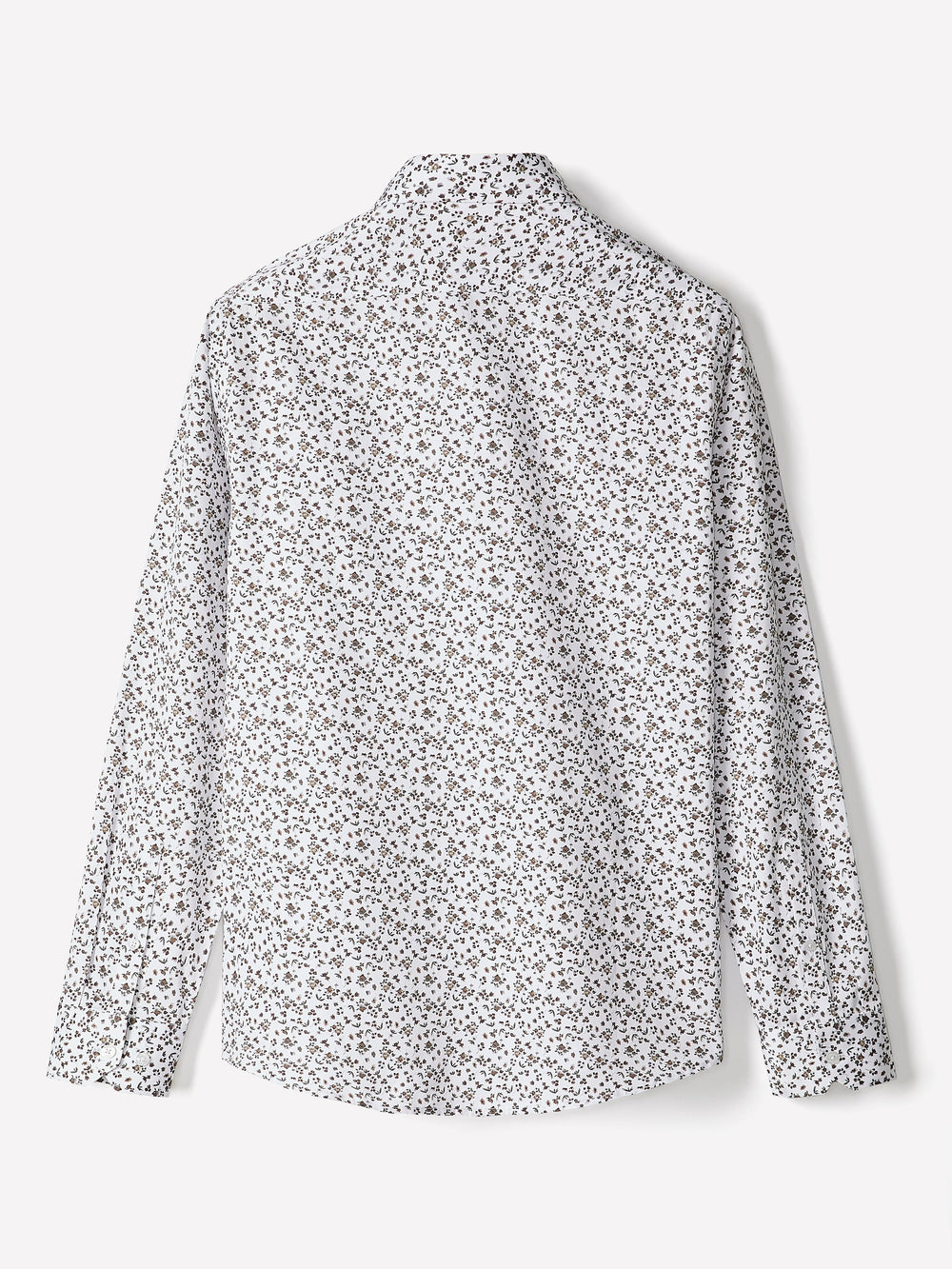 RW&CO Tailored-Fit Dress Shirt with Floral Pattern