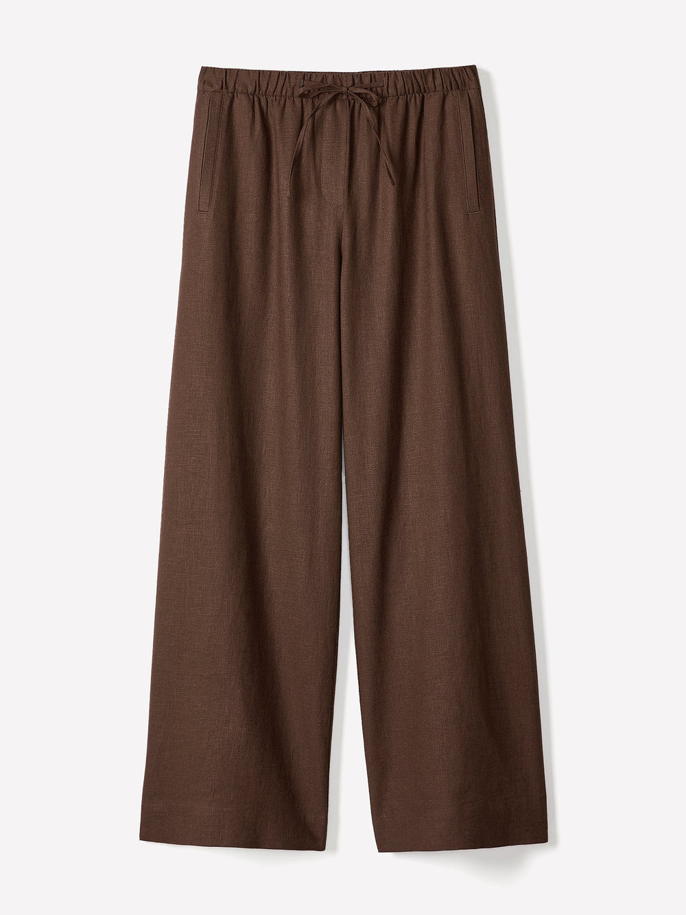 RW&CO Linen Mid-Rise Wide-Leg Pant