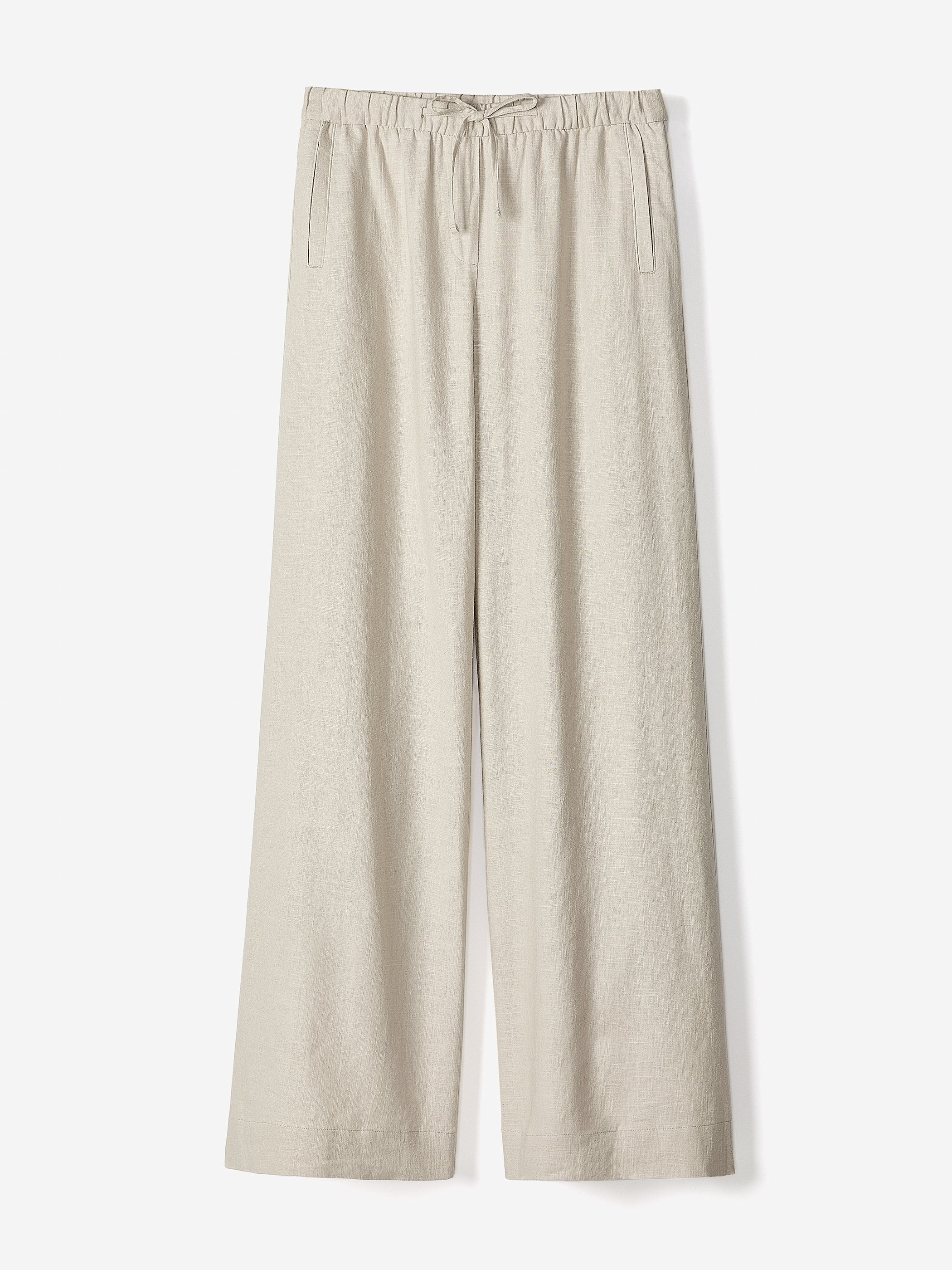 RW&CO Linen Mid-Rise Wide-Leg Pant