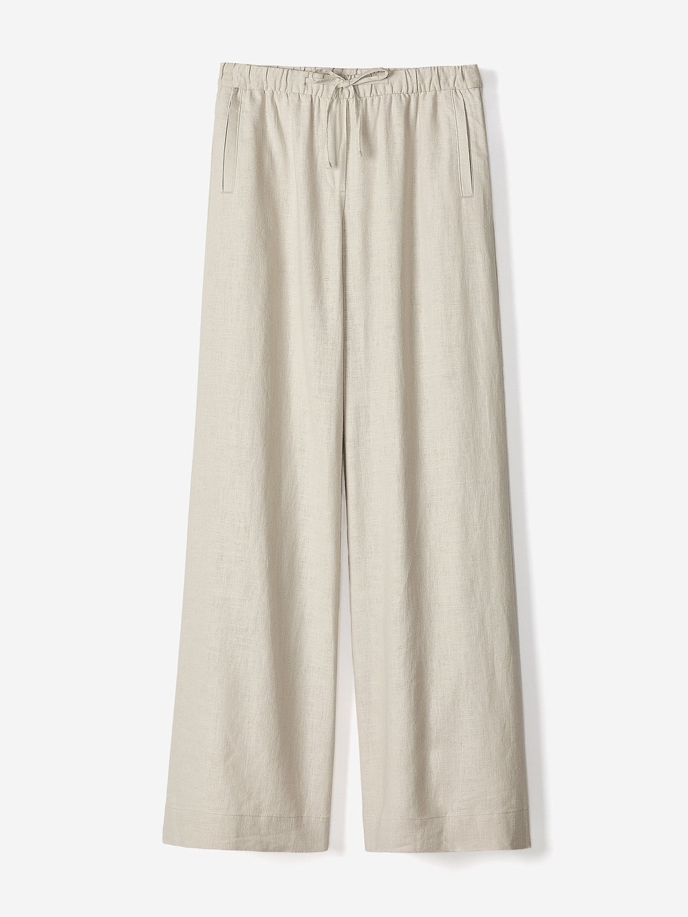 RW&CO Linen Mid-Rise Wide-Leg Pant