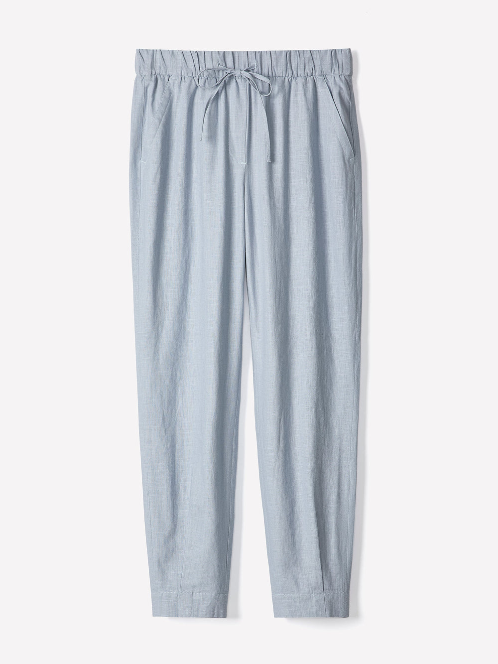 RW&CO Linen Mid-Rise Tapered-Leg Jogger Pant