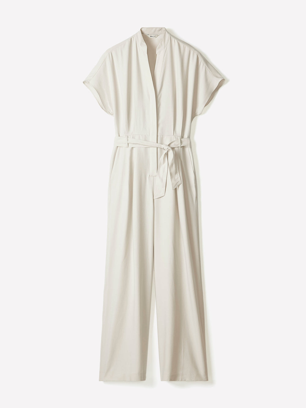 RW&CO Short-Sleeve Wide-Leg Jumpsuit with Cut-Out Detail