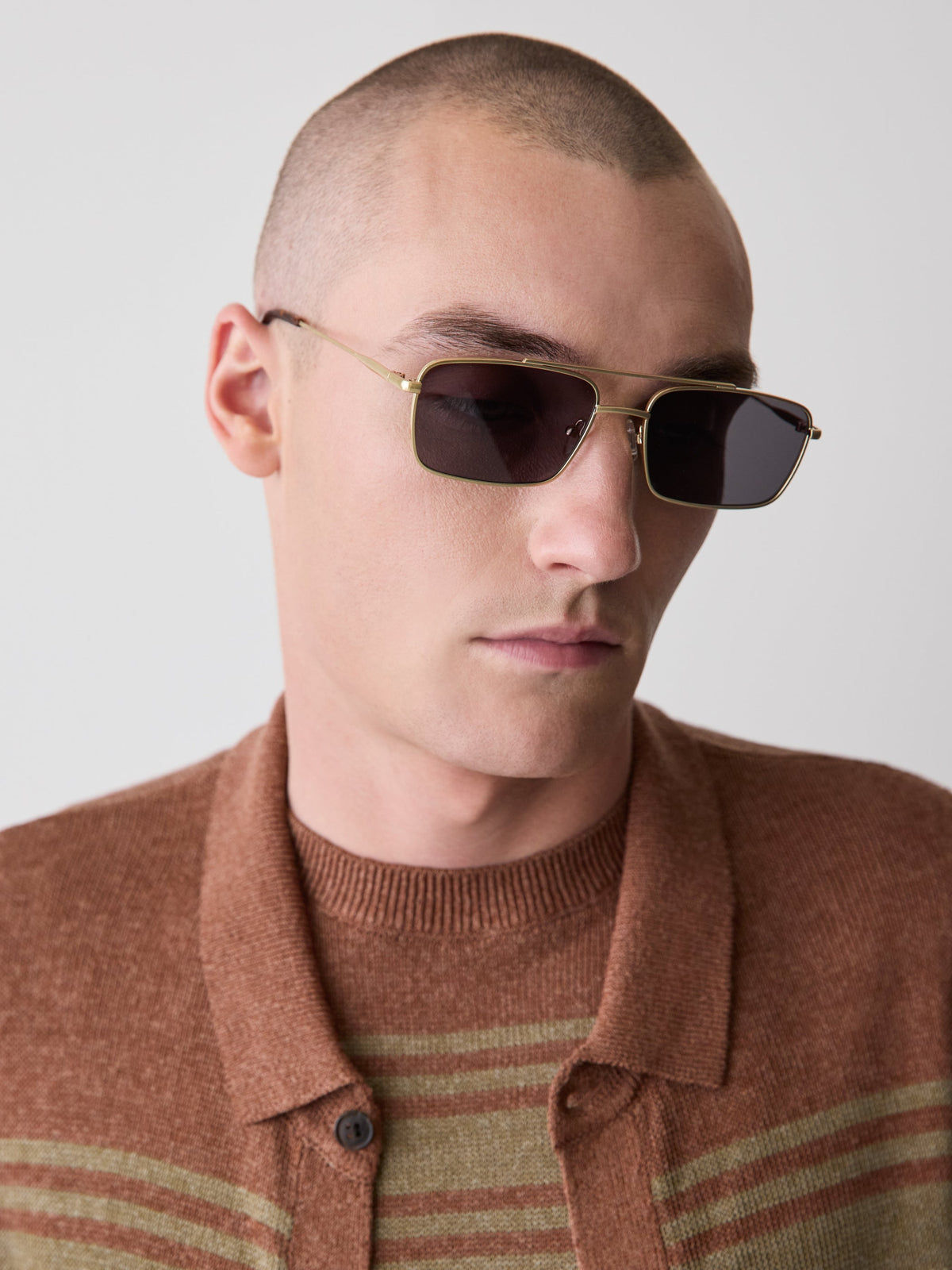 RW&CO Rectangular Aviator Sunglasses