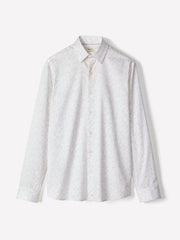 RW&CO Regular-Fit Dress Shirt with Abstract Floral Pattern