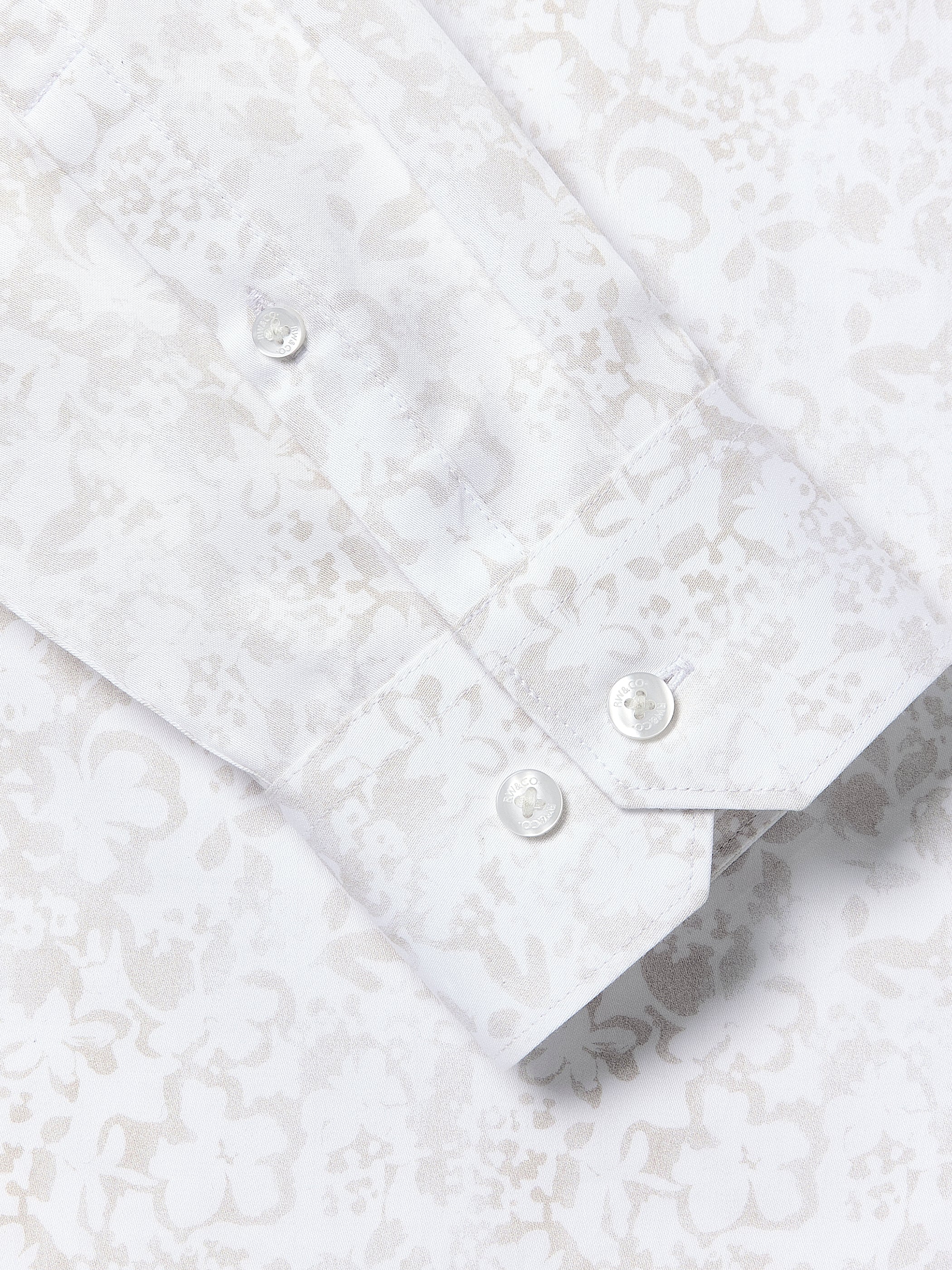 RW&CO Regular-Fit Dress Shirt with Abstract Floral Pattern