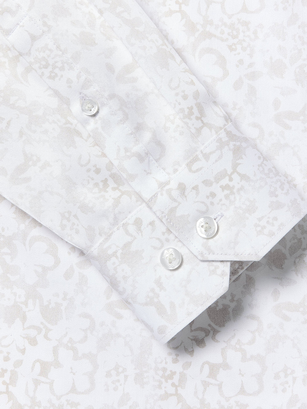 RW&CO Regular-Fit Dress Shirt with Abstract Floral Pattern