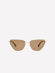 RW&CO Cat Eye Metal Sunglasses