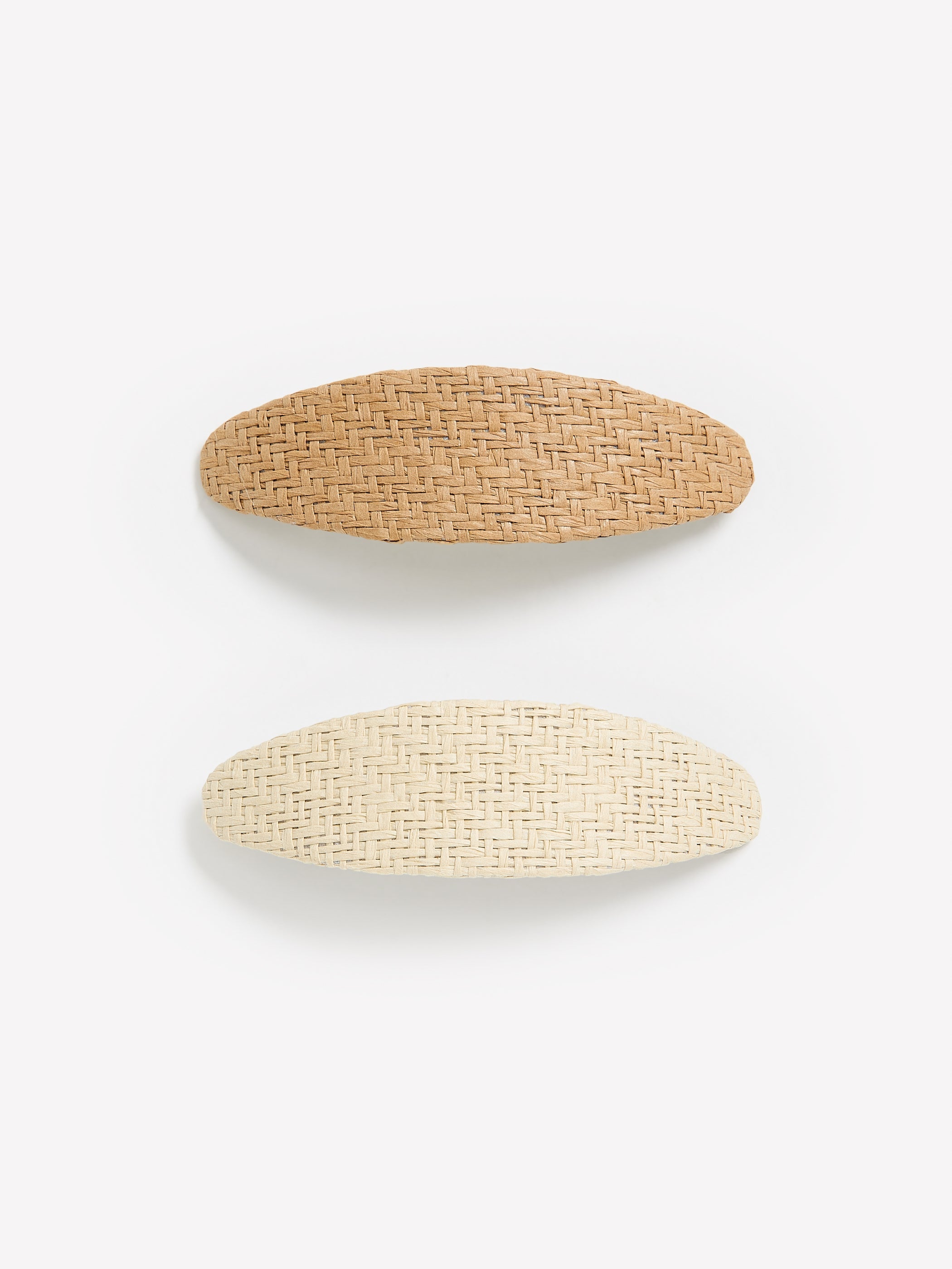 RW&CO Raffia Hair Clips - Set of 2