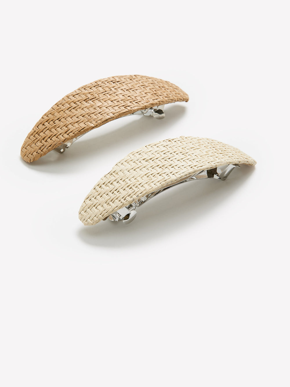 RW&CO Raffia Hair Clips - Set of 2