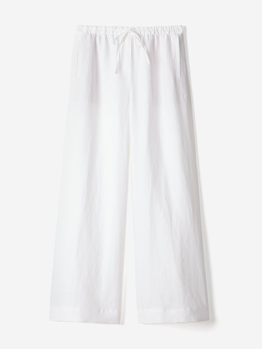 RW&CO Linen Mid-Rise Wide-Leg Pant