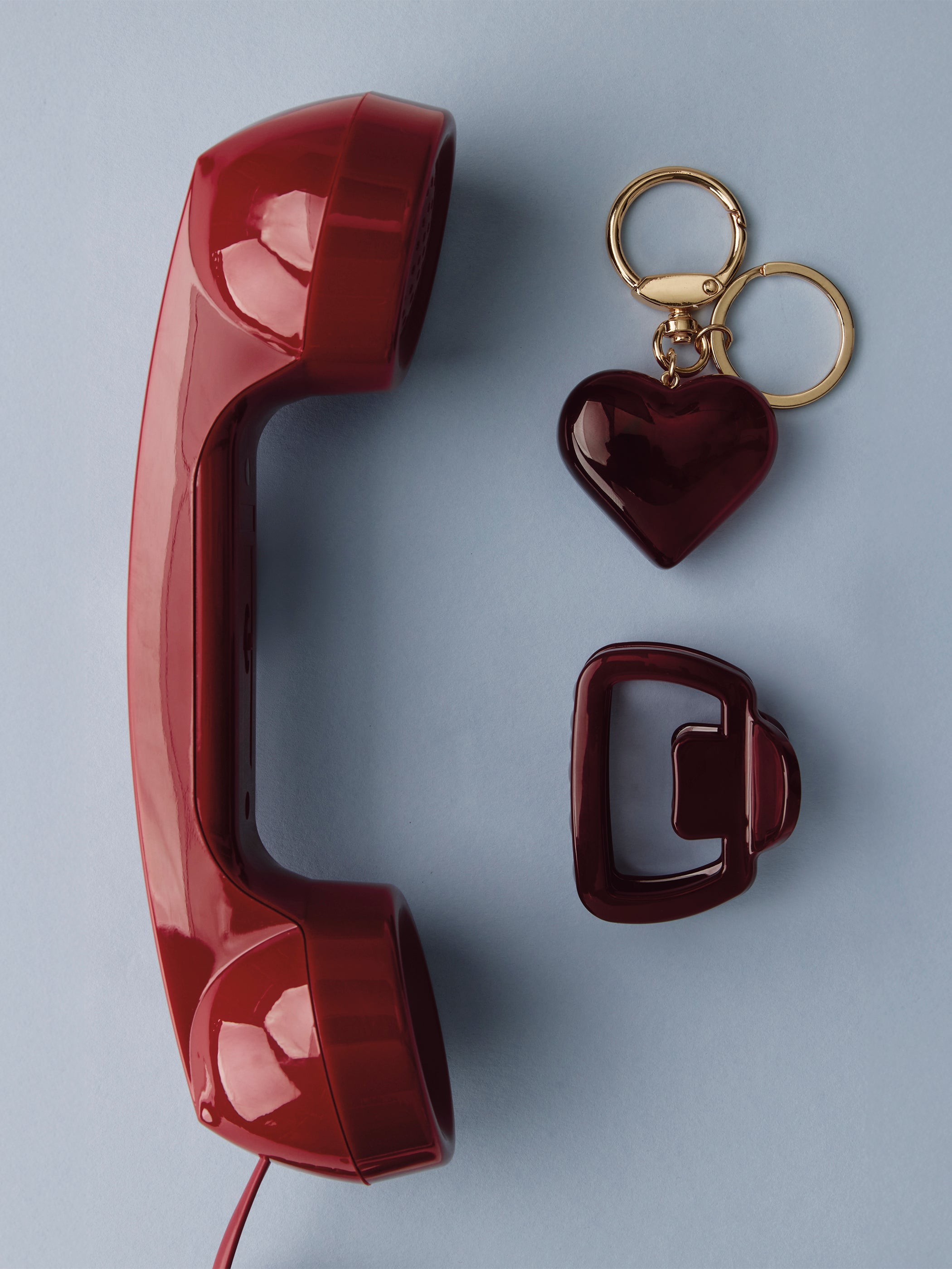 RW&CO Red Heart Bag Charm